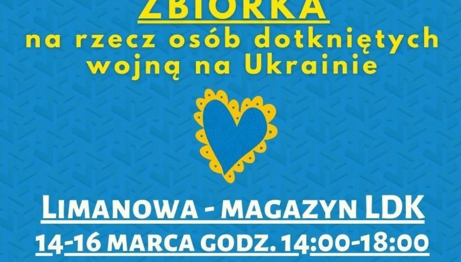 Wznawiamy ZBIÓRKĘ na rzecz osób dotkniętych wojną na terenie Ukrainy - zdjęcie 1