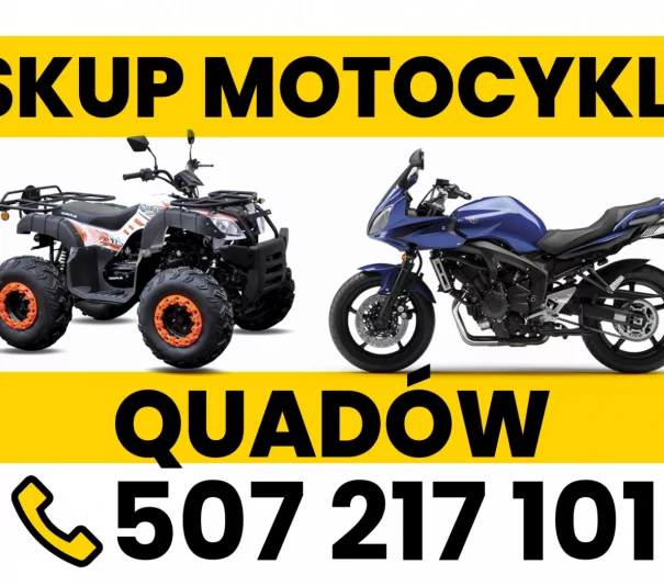 Skup motocykli skuterów quadów każdy stan i marka zadzwoñ !! - Zdjęcie główne