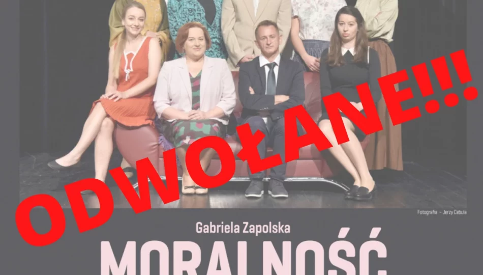 Spektakl "Moralność Pani Dulskiej" ODWOŁANY!!! - zdjęcie 1