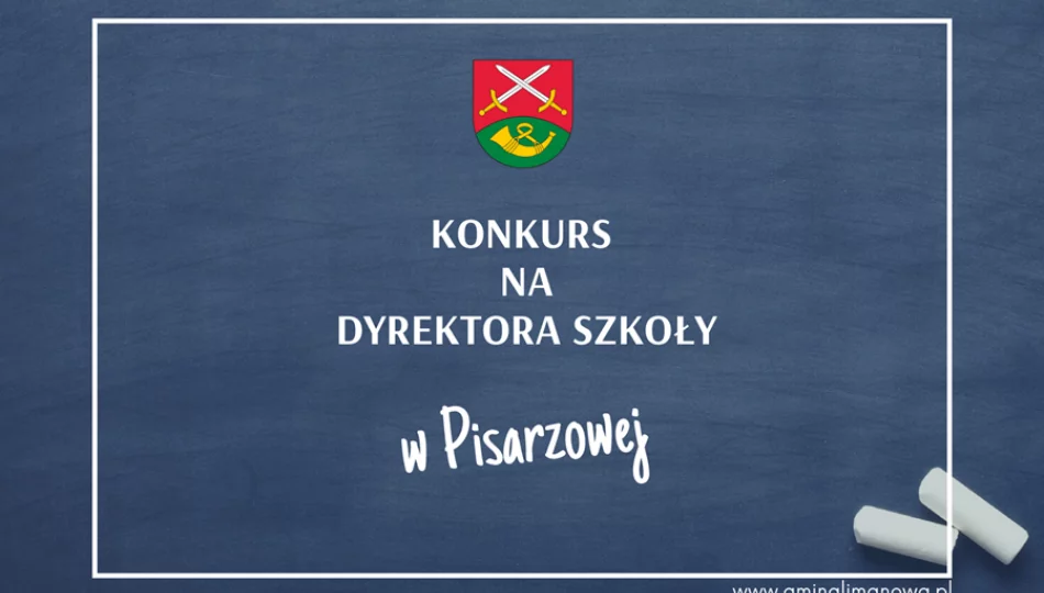 Konkurs na dyrektora Szkoły Podstawowej w Pisarzowej - zdjęcie 1