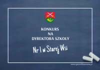 Konkurs na dyrektora Szkoły Podstawowej Nr 1 w Starej Wsi - zdjęcie główne