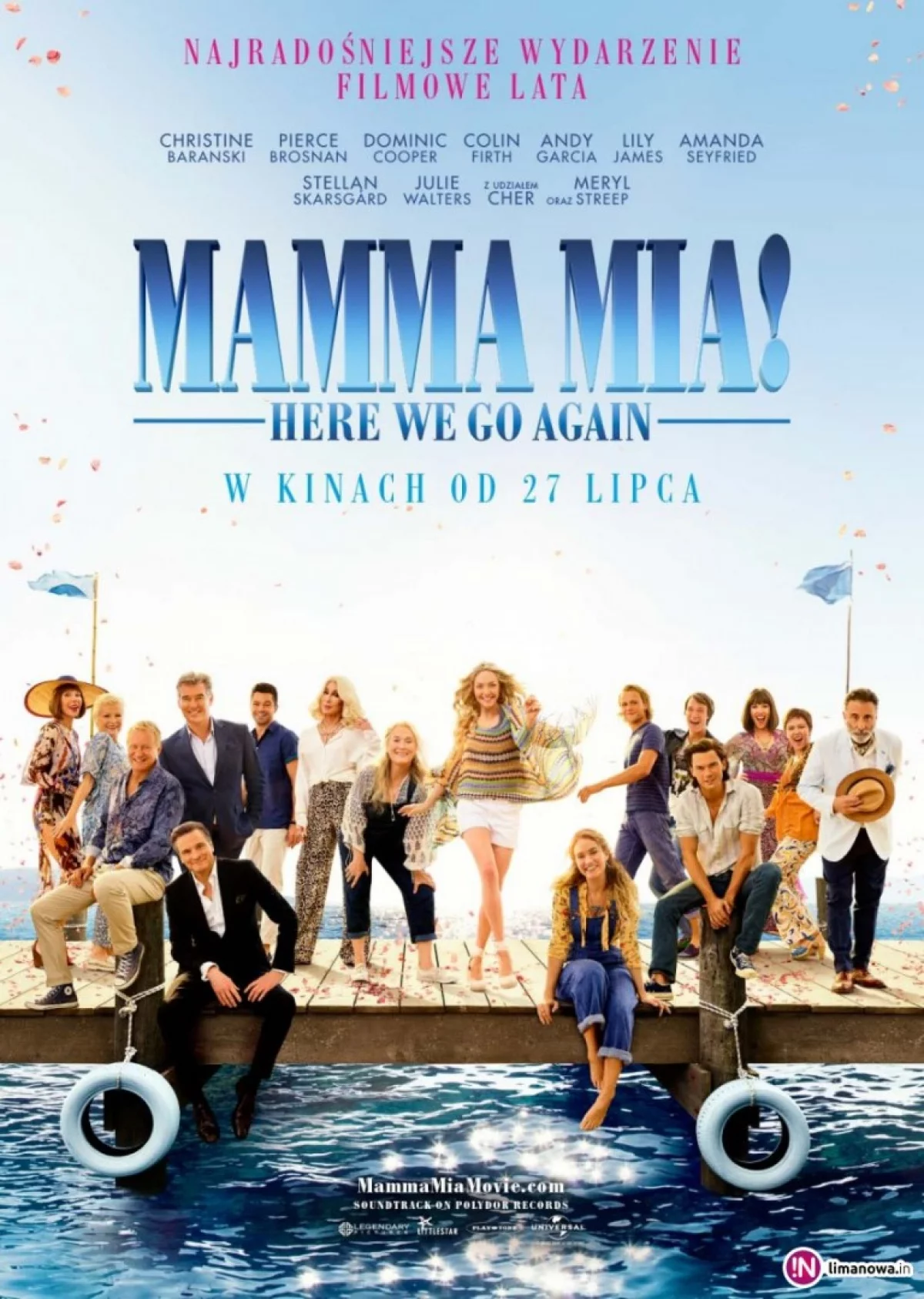 Premiera w kinie Klaps - „Mamma Mia: Here We Go Again” na ekranie od 27 lipca