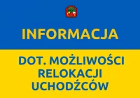 Informacja dotycząca możliwości relokacji uchodźców - zdjęcie główne