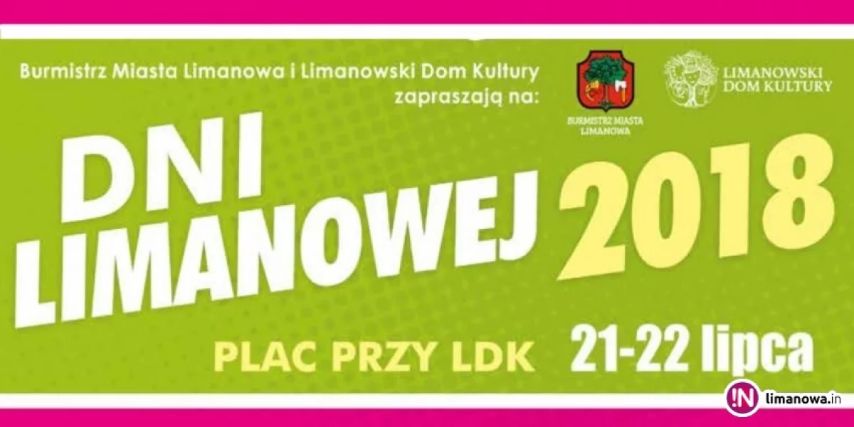 Już tylko 5 dni dzieli nas od Dni Limanowej!