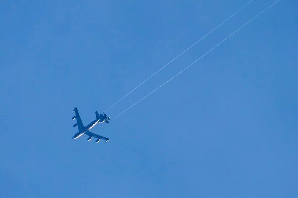 Amerykański myśliwiec F-35 tankuje nad Limanowszczyzną  - zdjęcie 8