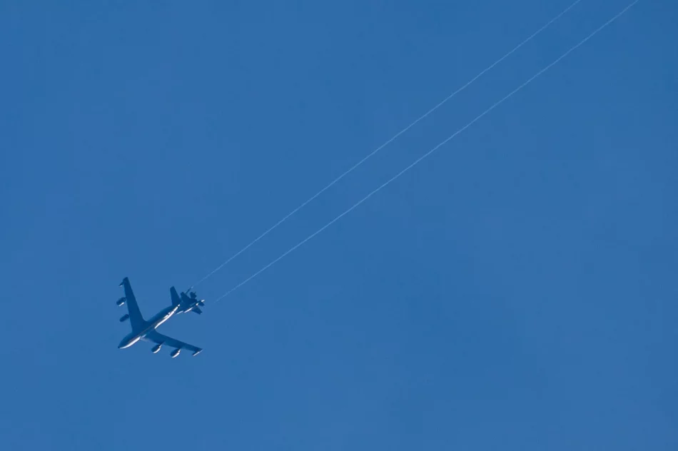 Amerykański myśliwiec F-35 tankuje nad Limanowszczyzną  - zdjęcie 9