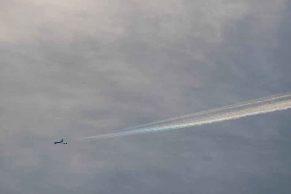 Amerykański myśliwiec F-35 tankuje nad Limanowszczyzną  - zdjęcie 18