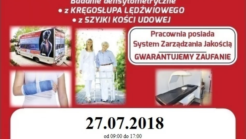 Badania osteoporozy - zdjęcie 1