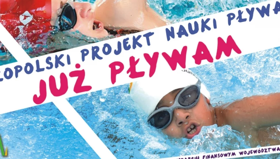 221 dzieci z gminnych szkół bierze udział w programie „Już pływam” - zdjęcie 1