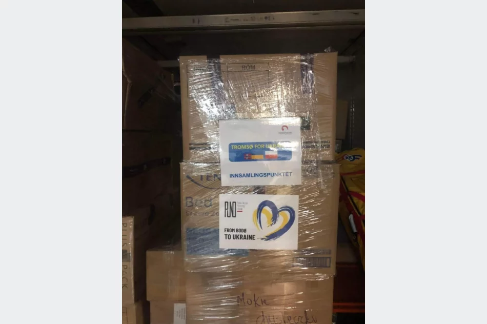 Kilkadziesiąt palet odzieży dla uchodźców, żywność leki i sprzęt dla partnerskiego miasta - zdjęcie 9