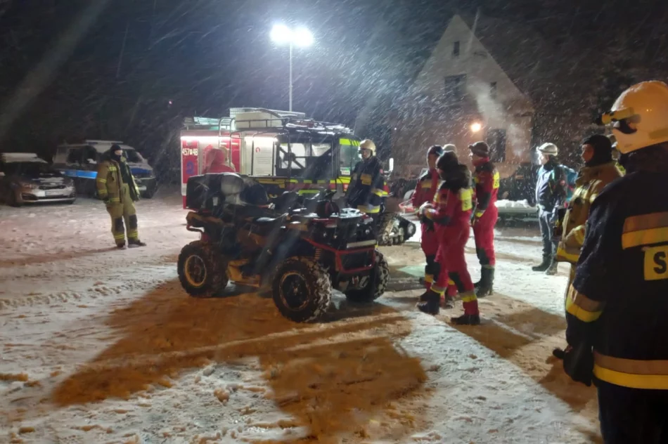 Odnaleźli zaginioną kobietę w stanie hipotermii. Pierwszy raz przy pomocy drona - zdjęcie 3
