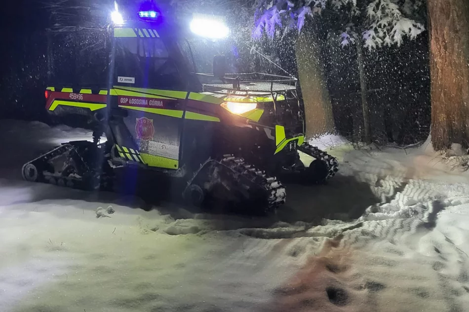 Odnaleźli zaginioną kobietę w stanie hipotermii. Pierwszy raz przy pomocy drona - zdjęcie 7