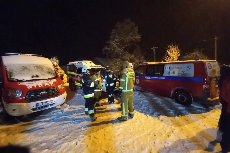 Odnaleźli zaginioną kobietę w stanie hipotermii. Pierwszy raz przy pomocy drona - zdjęcie 9