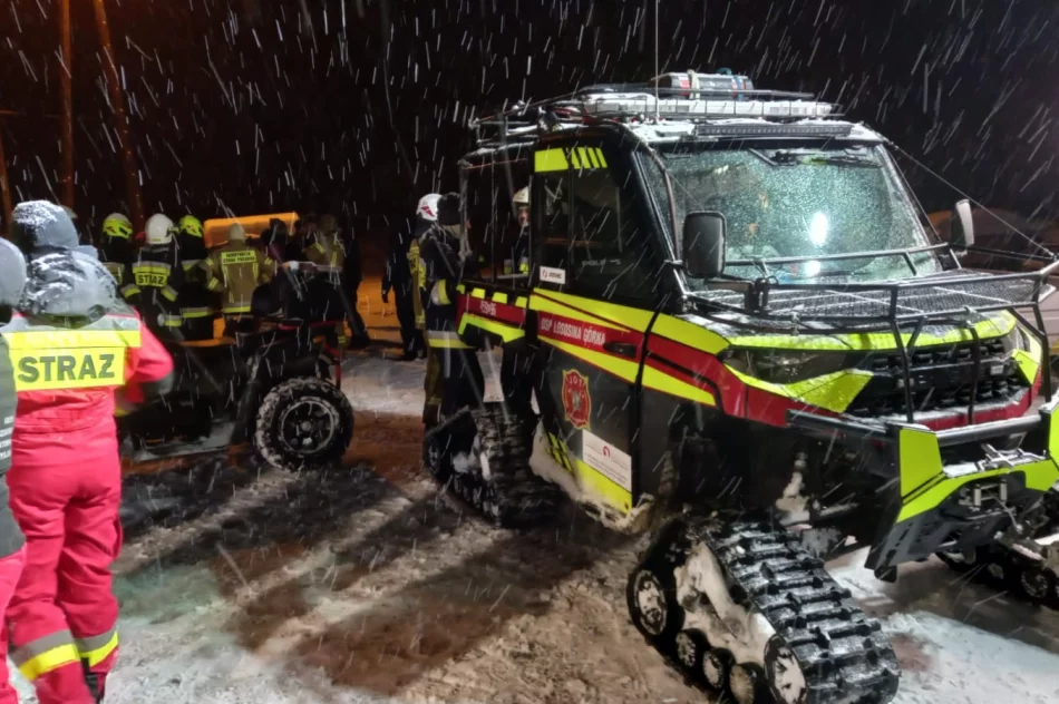 Odnaleźli zaginioną kobietę w stanie hipotermii. Pierwszy raz przy pomocy drona - zdjęcie 10