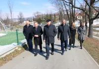 Zrewitalizowany Park Miejski wizytował marszałek Małopolski Witold Kozłowski - zdjęcie główne