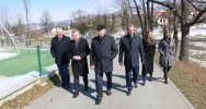 Zrewitalizowany Park Miejski wizytował marszałek Małopolski Witold Kozłowski - zdjęcie 2