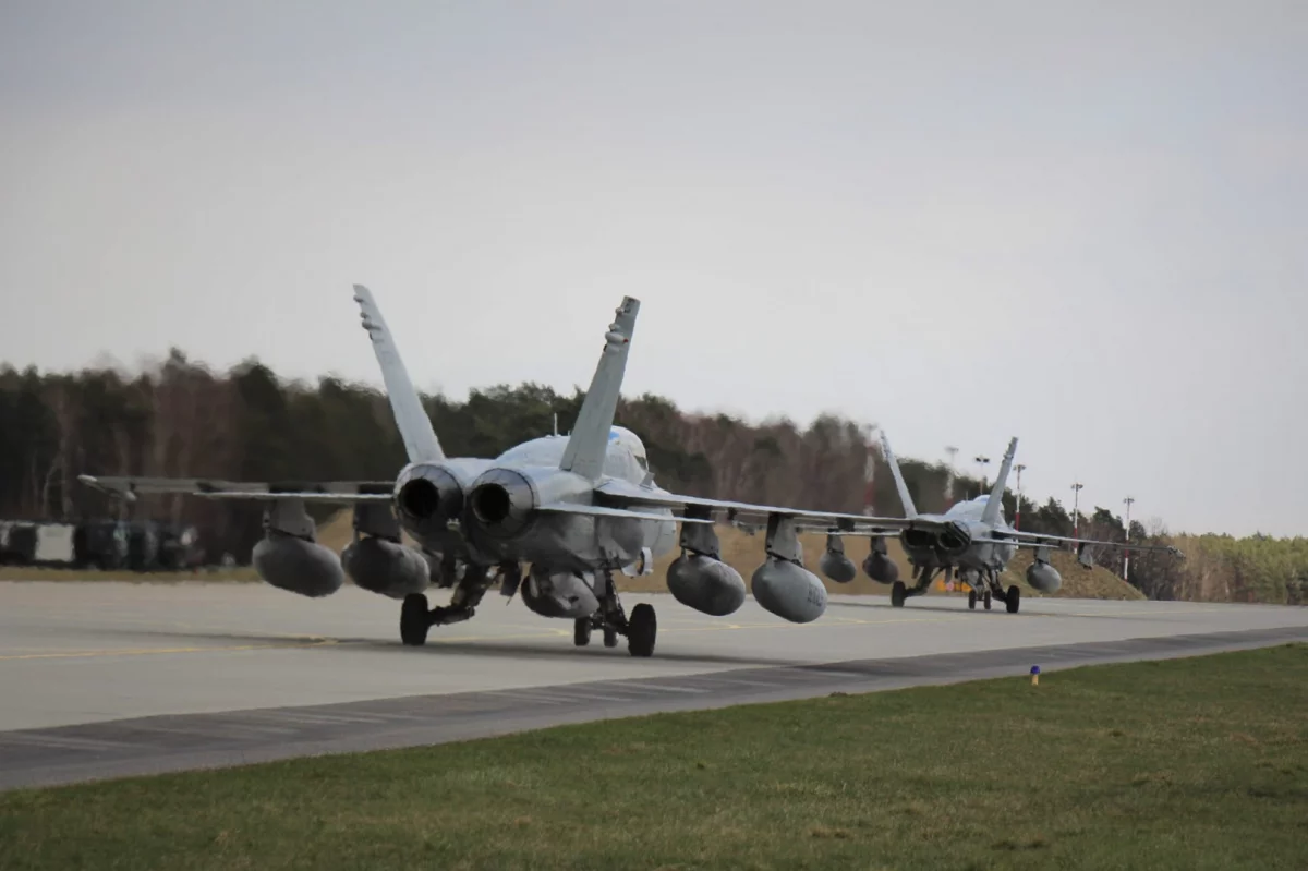 W Polsce są już amerykańskie myśliwce F-18