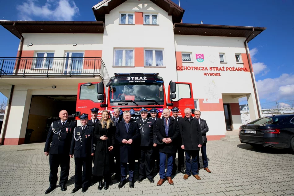Marszałek Województwa Małopolskiego z wizytą w OSP Wysokie - zdjęcie 20