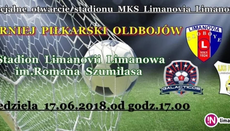 W niedzielę oficjalne otwarcie stadionu Limanovii z Turniejem Skrzatów i Oldbojów!!! - zdjęcie 1