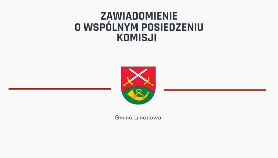 Posiedzenie Komisji Finansów i Rozwoju Gospodarczego oraz Komisji Oświaty, Zdrowia i Pomocy Społecznej Rady Gminy Limanowa - 11 kwietnia 2022 - zdjęcie 1