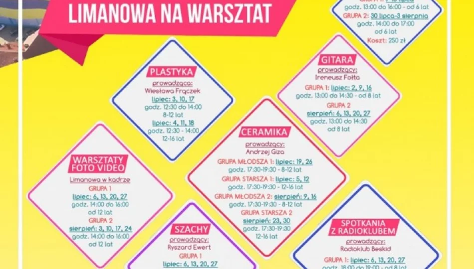 LIMANOWA NA WARSZTAT - wakacje z LDK - zdjęcie 1