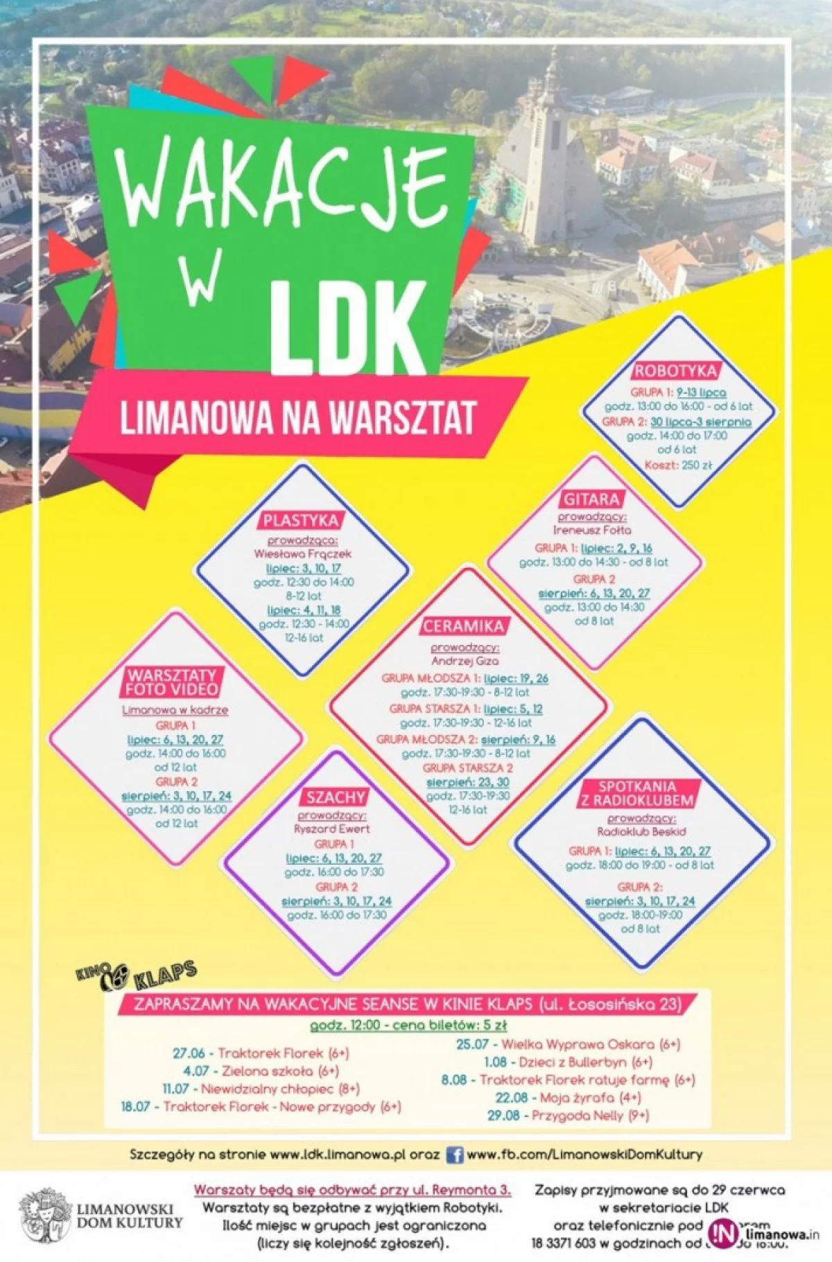 LIMANOWA NA WARSZTAT - wakacje z LDK