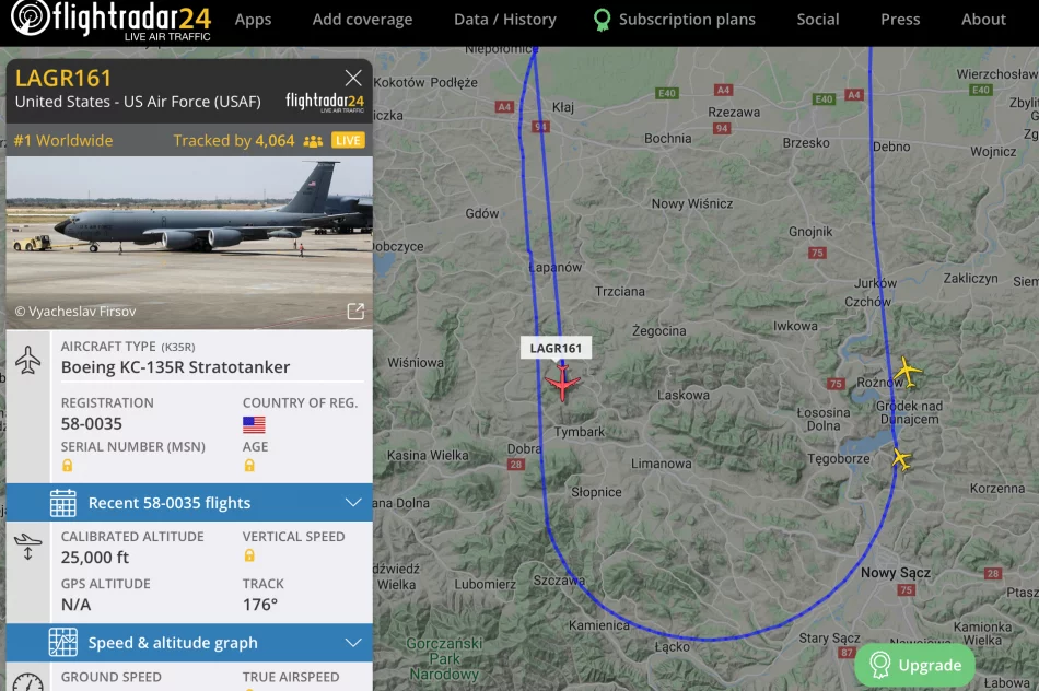 Wojskowe samoloty patrolują niebo nad LImanowszczyzną - zdjęcie 5