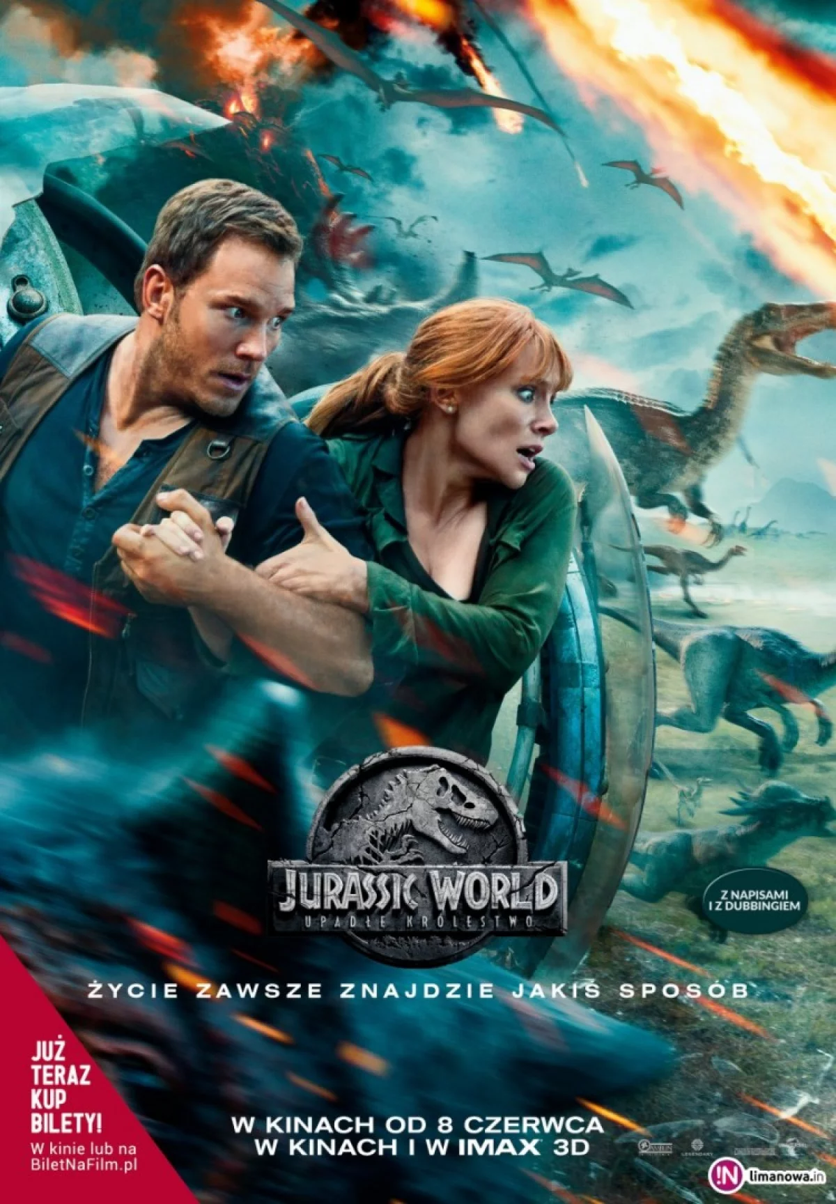 Premiera w kinie Klaps - „Jurassic World: Upadłe królestwo” na ekranie od 8 czerwca!