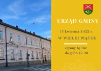 Skrócony czas pracy Urzędu Gminy Limanowa w Wielki Piątek - zdjęcie główne