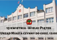W Wielki Piątek Urząd Miasta czynny do godz.12:00 - zdjęcie główne