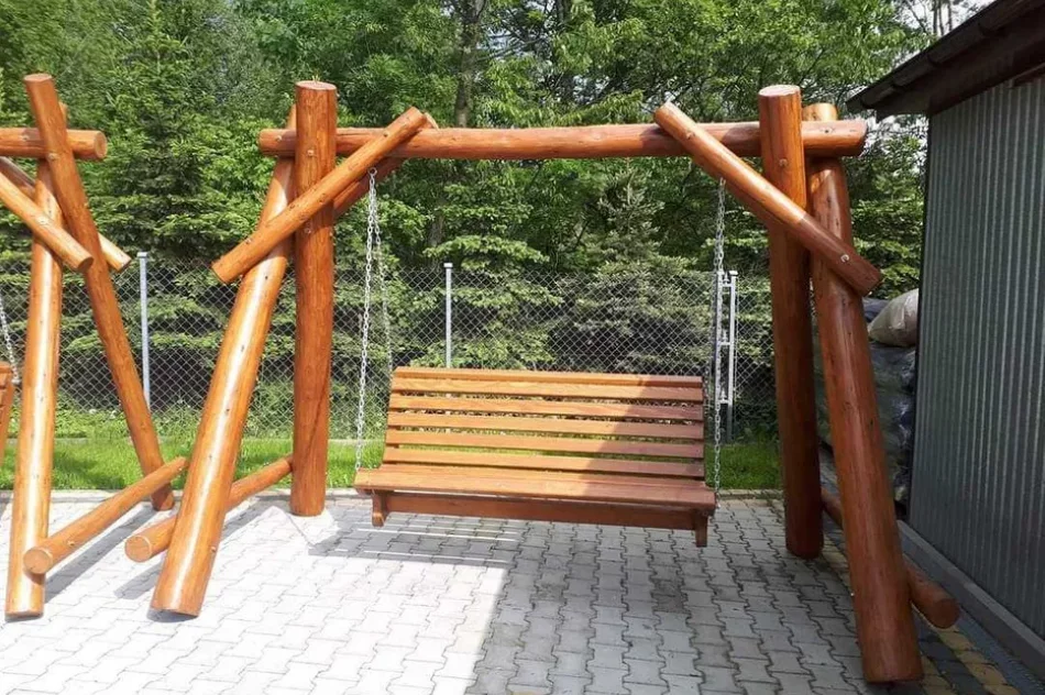 Huśtawka drewniana - zdjęcie 2