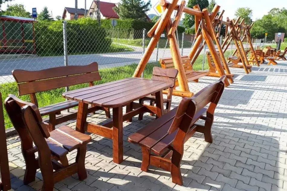 Meble ogrodowe drewniane - zdjęcie 1