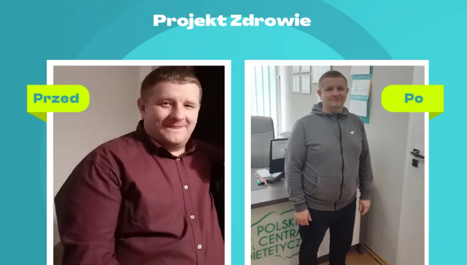 Kolejna spektakularna metamorfoza w gabinecie dietetycznym Projekt Zdrowie! Zobacz czego dokonał Pan Sylwester! - zdjęcie 1