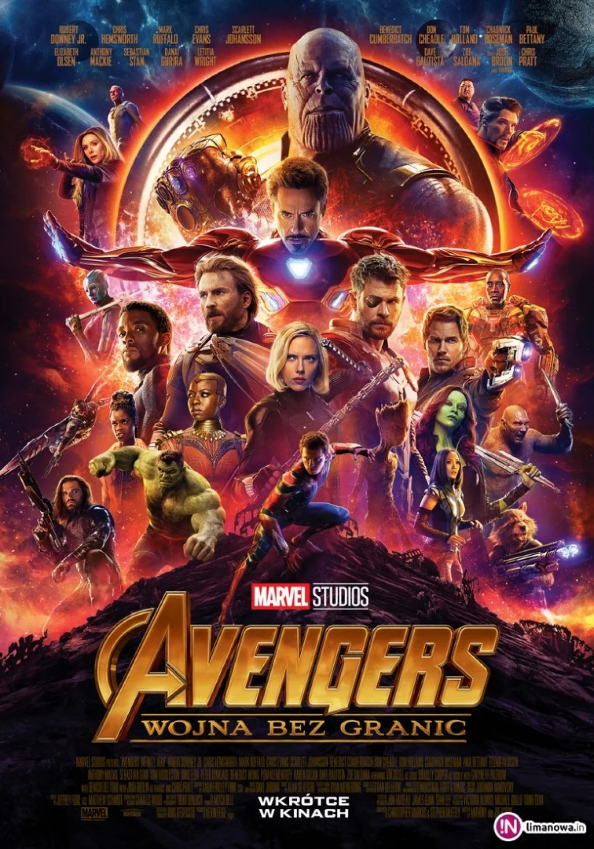 „Avengers: Wojna bez granic” od 11 maja w kinie Klaps