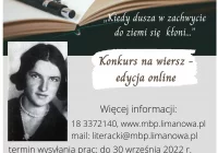 X edycja Konkursu Poetyckiego im. Zosi Smreczyńskiej „Kiedy dusza w zachwycie do ziemi się kłoni…” - zdjęcie główne