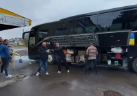 Świąteczny transport z żywnością dotarł do partnerskiego miasta Truskawiec na Ukrainie - zdjęcie główne