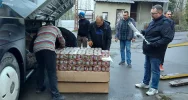 Świąteczny transport z żywnością dotarł do partnerskiego miasta Truskawiec na Ukrainie - zdjęcie 3