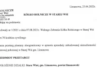 Ogłoszenie o przetargu - Kółko Rolnicze w Starej Wsi - zdjęcie główne