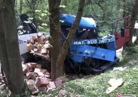 Poważny wypadek ciężarówki - zdjęcie główne