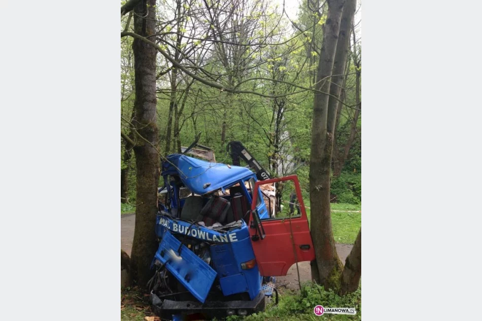 Poważny wypadek ciężarówki - zdjęcie 4