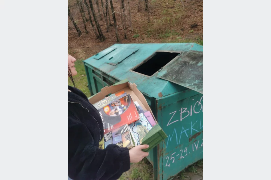 Trwa zbiórka makulatury zorganizowana z okazji Dnia Ziemi - zdjęcie 2
