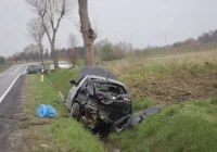 Groźnie wyglądające zderzenie z ciężarówką - zdjęcie główne