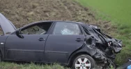 Groźnie wyglądające zderzenie z ciężarówką - zdjęcie 2