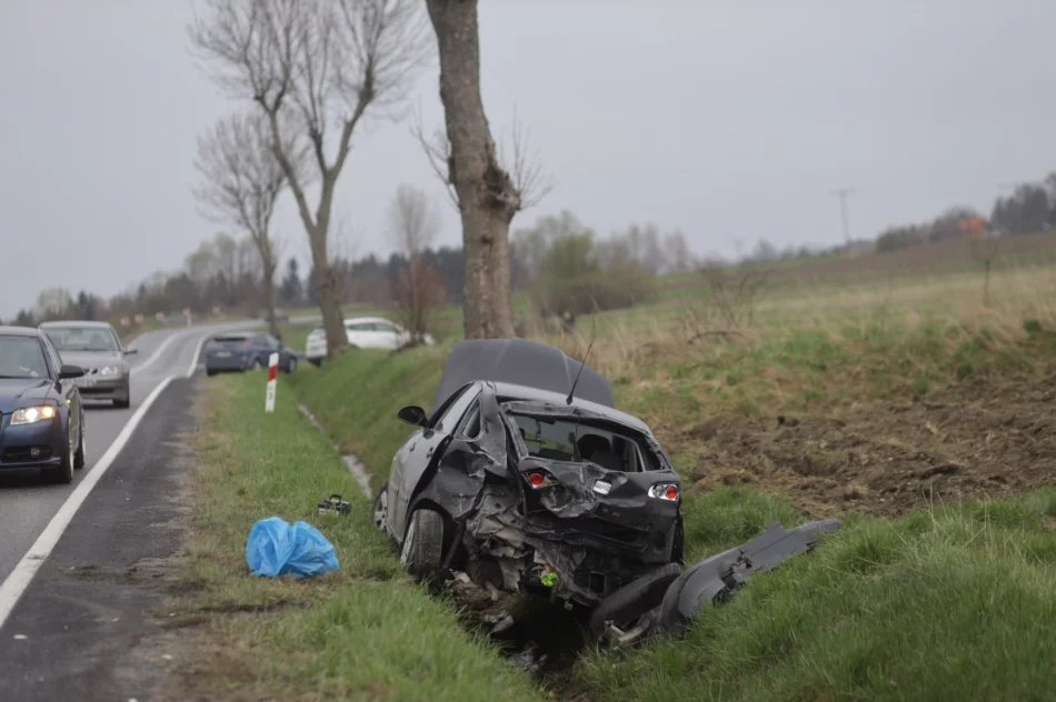 Groźnie wyglądające zderzenie z ciężarówką - zdjęcie 4