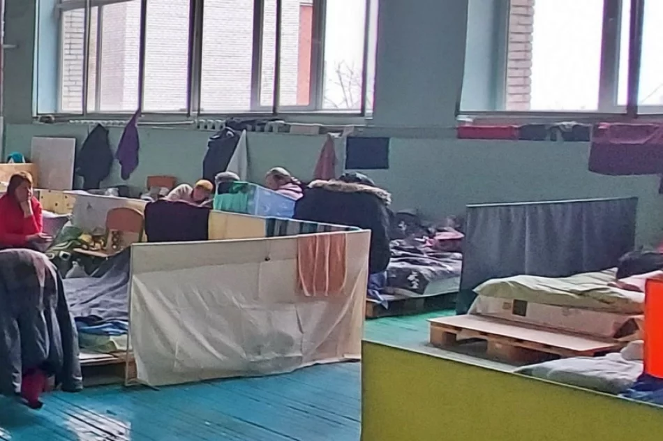 Tak mieszkają uchodźcy w przekształconych szkołach w Truskawcu - zdjęcie 8