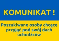 Pilnie poszukiwane osoby chcące przyjąć pod swój dach uchodźców - zdjęcie główne