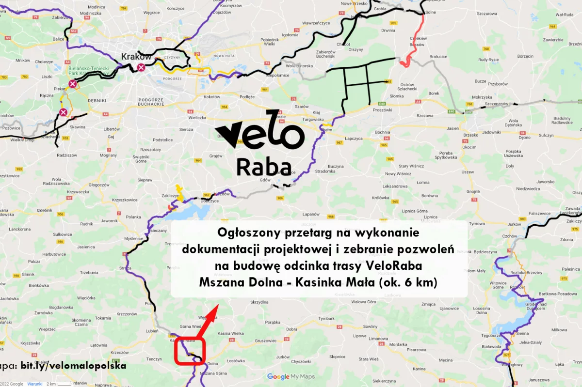 Przetarg na dokumentację trasy rowerowej w regionie