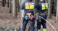 Strażacy ćwiczyli na konstrukcji krzyża - zdjęcie 5