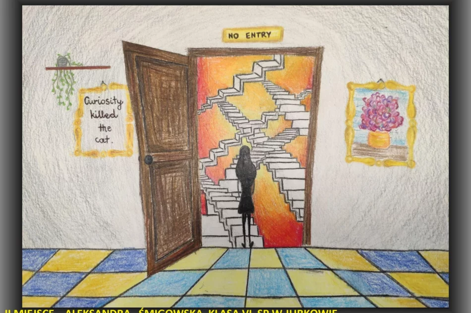 III Powiatowy konkurs plastyczno-językowy ,,Idiomy w ilustracjach” rozstrzygnięty - zdjęcie 8