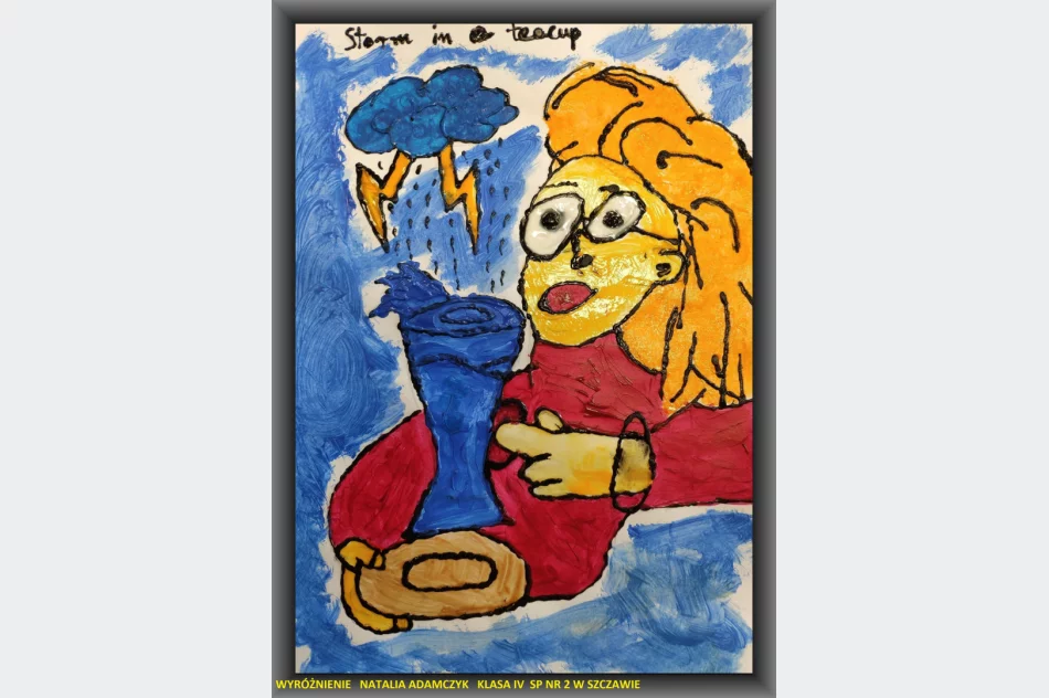 III Powiatowy konkurs plastyczno-językowy ,,Idiomy w ilustracjach” rozstrzygnięty - zdjęcie 13